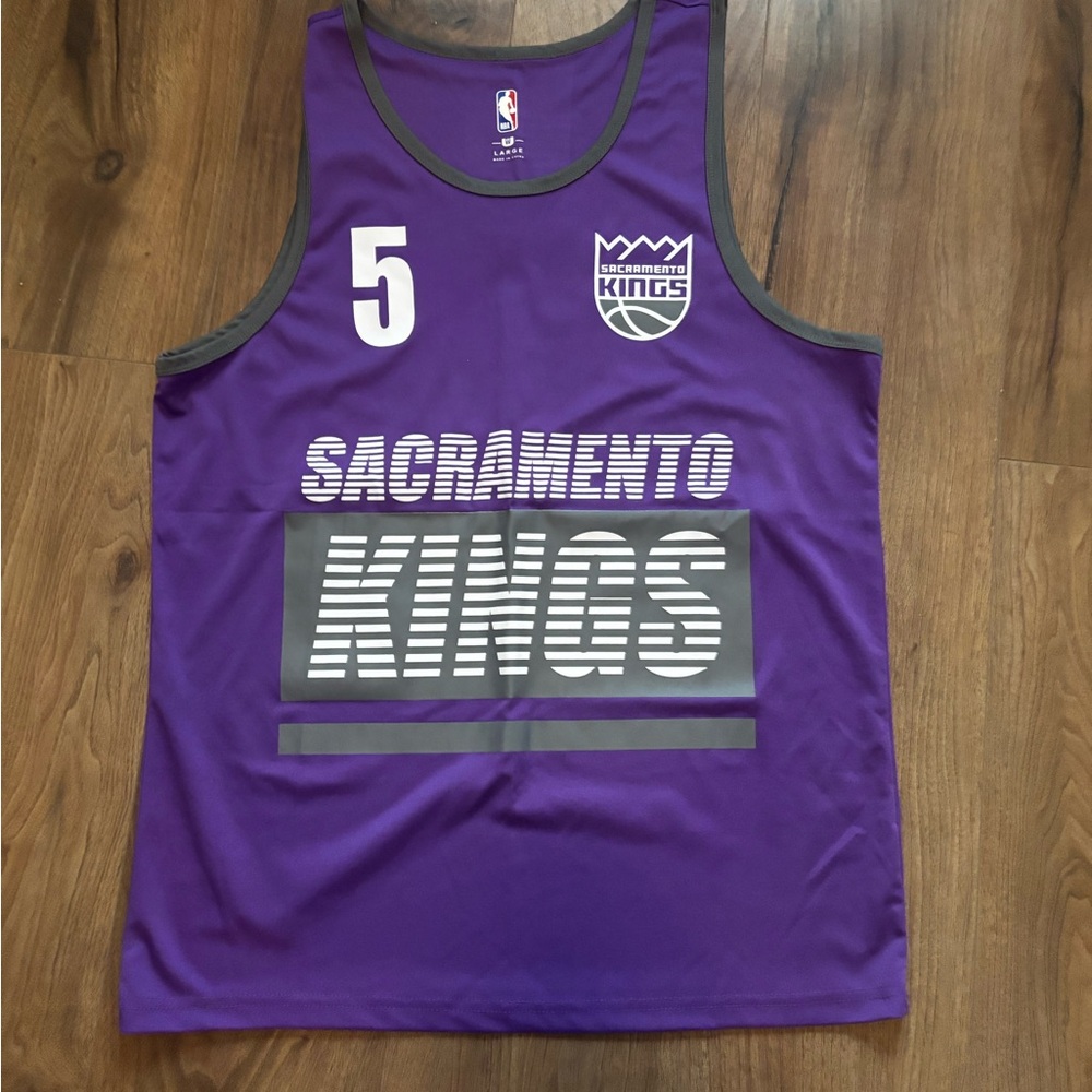 Sacramento Kings Purple Basketball Jersey